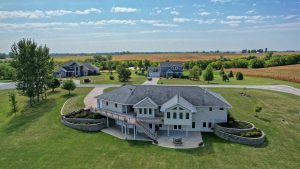 Vistas en drones de la Mansión Pella, Iowa, por Robert Roos