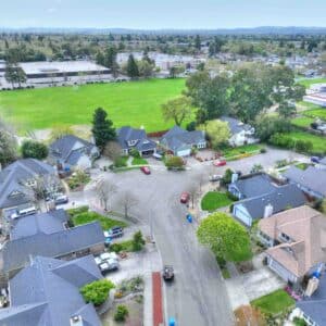 Imágenes de drones de ciudades