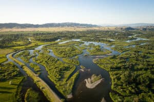 Servicios de Drones de San Antonio: Río Serpenteante Aéreo