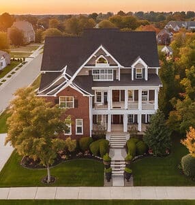 Impresionante fotografía con drones de bienes raíces residenciales en Texas por Overhead Perspectives