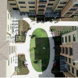 Imagen de dron de inspección de techo