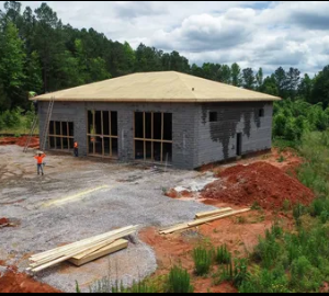 Monitoreo del progreso de la construcción utilizando servicios de UAV en Carolina del Norte por Pathfinder.