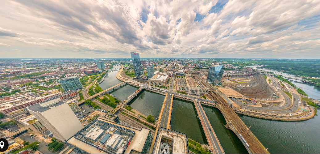 Panoramas de 360 ° en Pensilvania por 400 pies