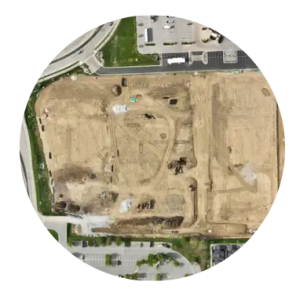 Cartografía y paquetes de progreso de la construcción en Indiana por Heartland Perspectives Media para un seguimiento eficaz de los proyectos.