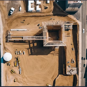 Seguimiento del progreso en Kansas por rmdroneimages