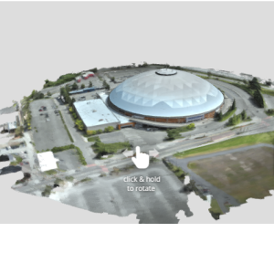 Modelos 3D en Washington por drones Tesla